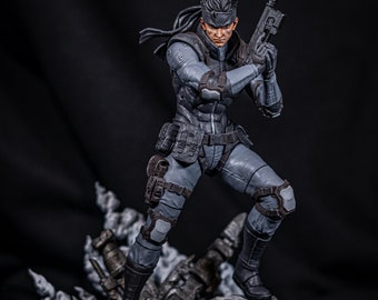 MGS: Solid Snake Sculpture