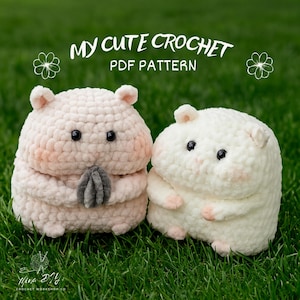 Hamster Amigurumi Crochet Animal Pattern PDF