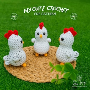 Little Chicken Crochet Amigurumi Toy Pattern PDF | Tutorials in English