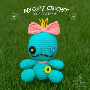 Scrump Doll Amigurumi Häkelanleitung PDF | Anleitungen in Englisch
