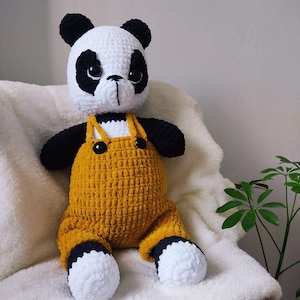 Panda Amigurumi Crochet Animal Toy