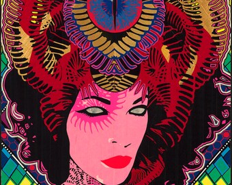 snake pop art etsy