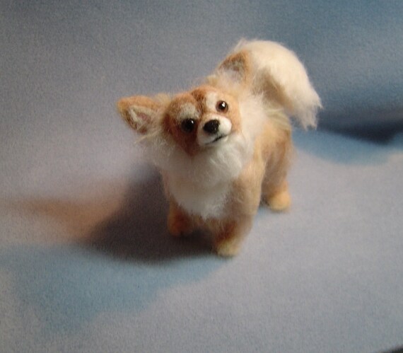 Chihuahua Dog Personalized Felted Custom Sculpture Pet Etsy