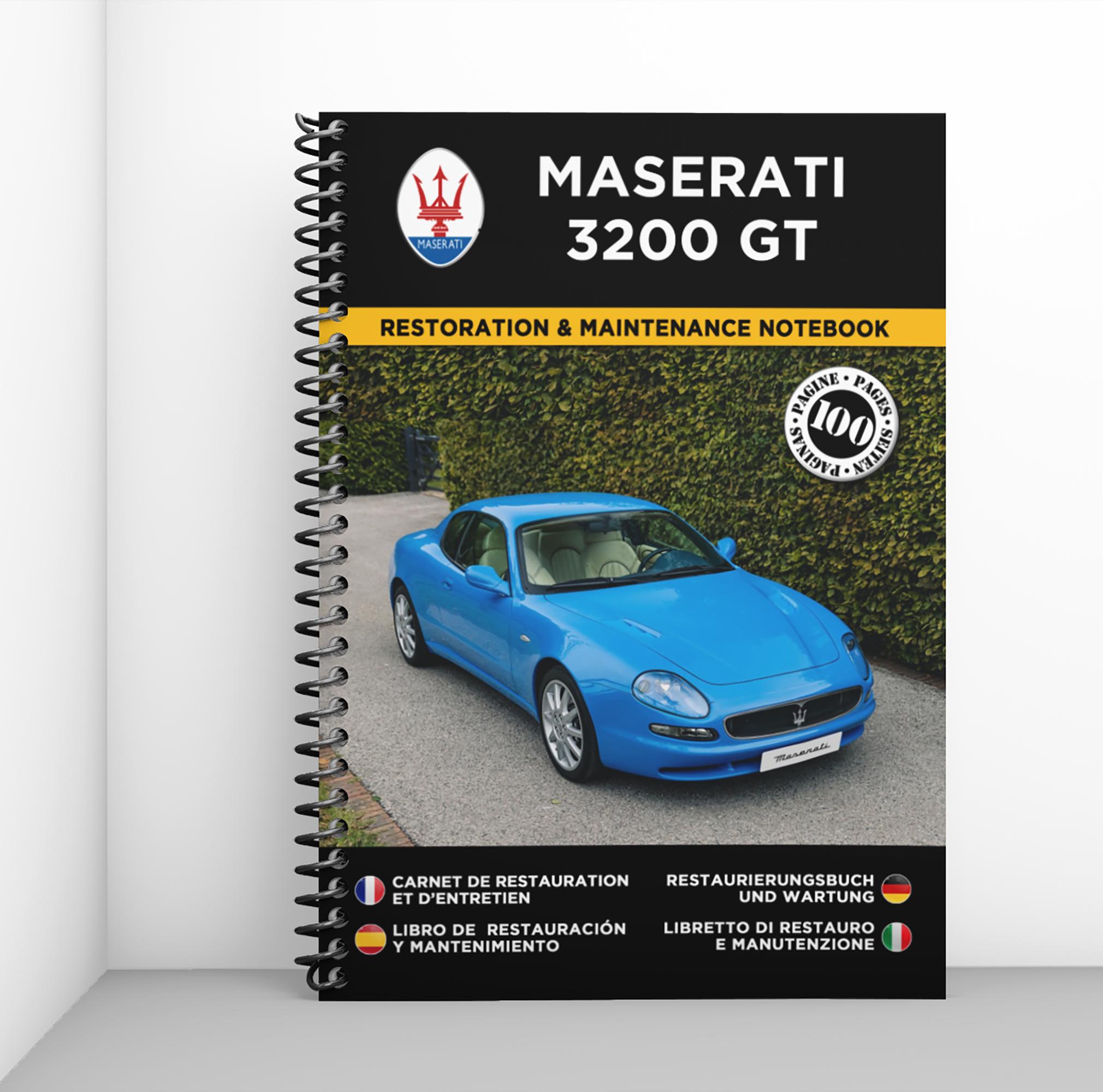 MASERATI 3200 GT: 修復およびメンテナンス ログブック - 100 ページ
