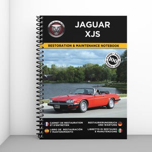 JAGUAR XJS: restoration and maintenance booklet - 100 pages - A4 format
