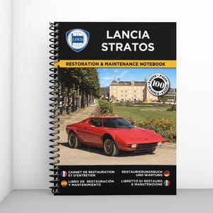 LANCIA STRATOS: restoration and maintenance booklet - 100 pages - A4 format