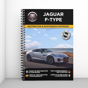 JAGUAR F-TYPE: restoration and maintenance booklet - 100 pages - A4 format