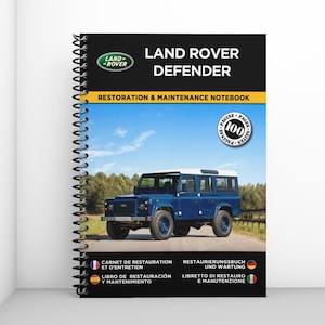 LAND ROVER DEFENDER: Restoration and Maintenance Booklet - 100 pages - A4 format