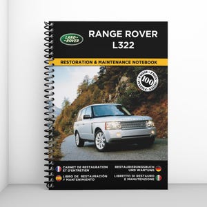 RANGE ROVER L322: Restoration and Maintenance Booklet - 100 pages - A4 format