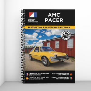 AMC PACER: libretto di restauro e manutenzione - 100 pagine - formato A4