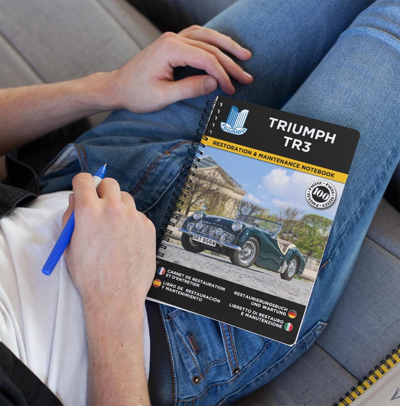 TRIUMPH TR3: Manual de restauración y mantenimiento - 100 páginas - Formato A4 imagen 2