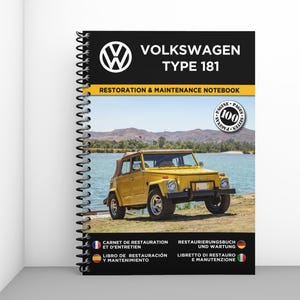 VOLKSWAGEN TYPE 181: restoration and maintenance booklet - 100 pages - A4 format