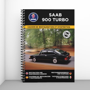 SAAB 900 TURBO: restoration and maintenance booklet - 100 pages - A4 format