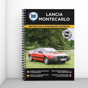 LANCIA BETA MONTECARLO: restoration and maintenance booklet - 100 pages - A4 format!