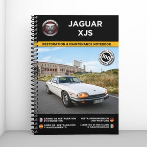 JAGUAR XJS: restoration and maintenance booklet - 100 pages - A4 format