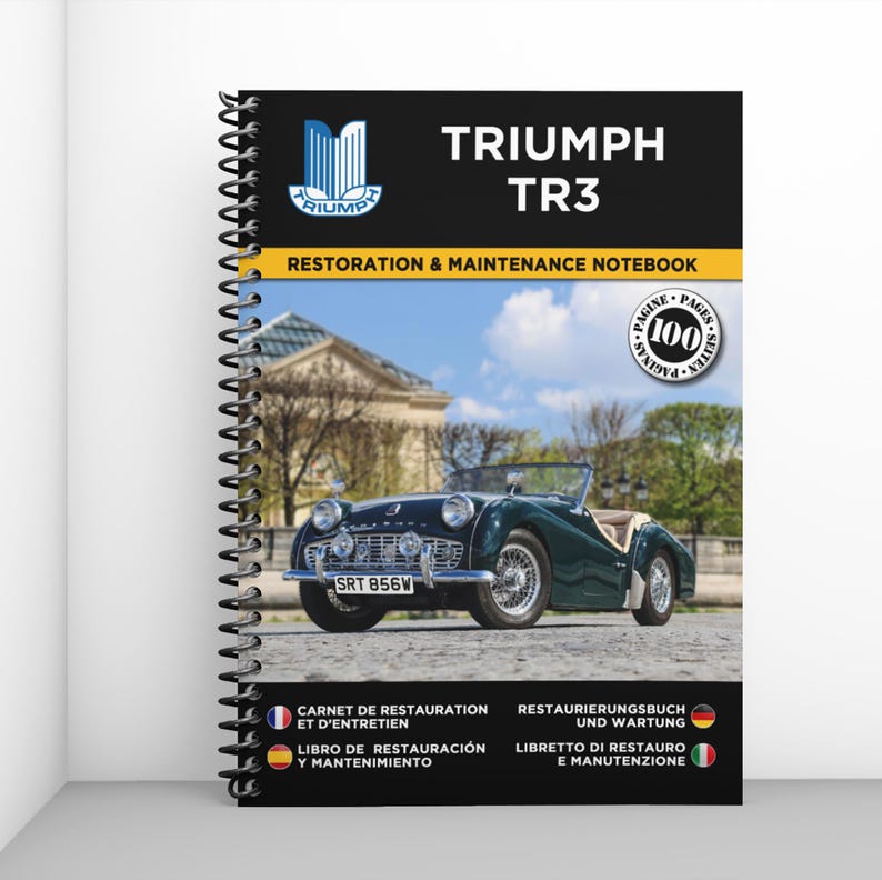 TRIUMPH TR3: Manual de restauración y mantenimiento - 100 páginas - Formato A4 imagen 1