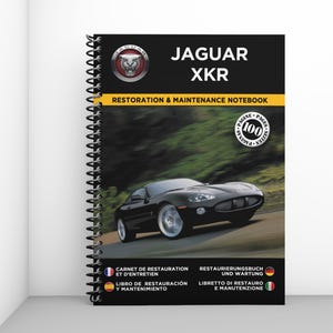 JAGUAR XKR: restoration and maintenance booklet - 100 pages - A4 format