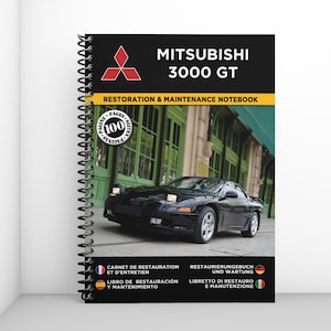 MITSUBISHI 3000 GT: restoration and maintenance booklet - 100 pages - A4 format