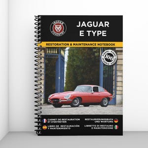 JAGUAR TYPE E: restoration and maintenance booklet - 100 pages - A4 format