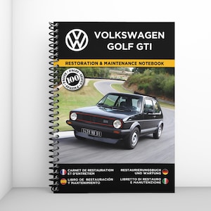 VOLKSWAGEN GOLF 1 GTI: restoration and maintenance booklet - 100 pages - A4 format