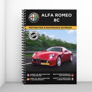 ALFA ROMEO 8C: restoration and maintenance booklet - 100 pages - A4 format