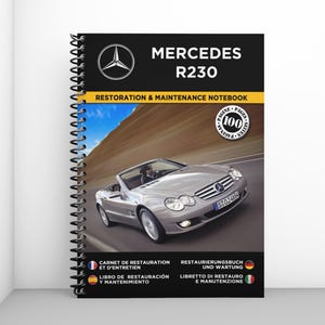 MERCEDES R230: restoration and maintenance booklet - 100 pages - A4 format