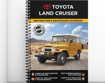 TOYOTA LAND CRUISER: Manual de restauración y mantenimiento - 100 páginas - Formato A4