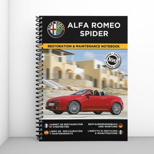 ALFA ROMEO SPIDER: restoration and maintenance booklet - 100 pages - A4 format