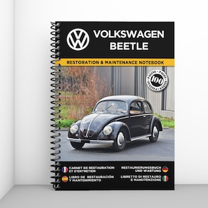 VOLKSWAGEN BEETLE: restoration and maintenance booklet - 100 pages - A4 format