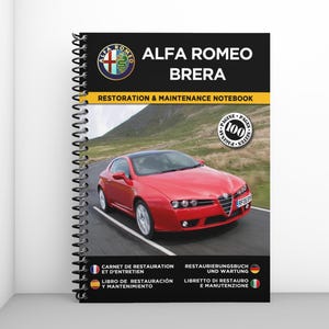 ALFA ROMEO BRERA: restoration and maintenance booklet - 100 pages - A4 format