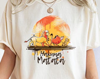 Hakuna Matata Disney Animal Kingdom Shirt, Lion King Simba Timon Pumbaa Zazu Tee and Sweatshirt, Disney Women Shirt, Animal Kingdom Tees,