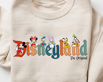 Sudadera original de Disneyland, camiseta de Disneyland, camiseta de Magical Land, camiseta de Mickey Minnie, camisetas de vacaciones familiares en Disneyland, camiseta de Disney