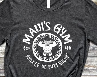 Maui’s Gym Shirt, Moana and Maui T-shirt, Disneyland Vacation Shirts for Men, Men's Gym Tee, Disney Gift for Boyfriend, Disney Dad Shirt
