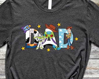 Camiseta de Toy Story para papá, camiseta de dibujos animados para papá, camiseta retro de Toy Story para papá, camiseta mágica para papá, camiseta del Día del Padre, regalo para papá, camiseta de regalo para el Día del Padre