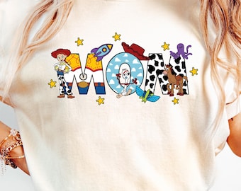 Camiseta de Toy Story para mamá, camiseta de dibujos animados para mamá, camiseta retro de Toy Story para mamá, camiseta mágica para mamá, camiseta para el Día de la Madre, regalo para mamá, camiseta de regalo para el Día de la Madre