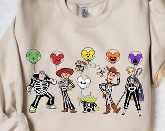 Disney Halloween Shirt, Toy Story Characters Shirt, Toy Story Halloween Shirt, Disney Spooky Shirt, Disney Pumpkin Shirt, Trick Or Treat Tee