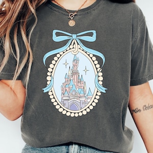 Comfort Color® Disney Castle Shirt, Princess Castle Sketch Shirt, Magical Castle Shirt, Princess Castle Shirt, Disney Family Vacation Shirt