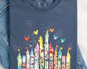 Comfort Colors® Toy Story Family Matching Shirt, Disney Family Trip Shirt, Buzz Lightyear Boy Shirt, Woody Dad T-shirt, Jessie Mom Shirt