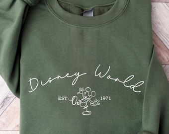 Disney World Shirt, Disneyworld Est.1971 Shirt, Disney Trip Shirt, Matching Disney Vacation Shirt, Mickey and Friends Shirt, Disney Family