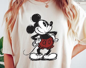 Mickey Mouse Shirt, Classic Mickey Shirt, Disney Mickey Sweatshirt, Mickey Mouse Classic Pose Shirt, Disney Shirt, Disneyland Mickey Shirt