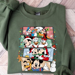 Christmas Sweatshirt, Disney Christmas Shirt, Mickey And Friend Christmas Sweatshirt, Disney Family Christmas Hoodie, Merry Christmas Shirt