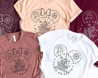 Happiest Place on Earth Shirt, Magic Kingdom Shirt, Disney Vacation Shirt, Magical World Shirt, Magical Kingdom, Disney World Mickey Shirt