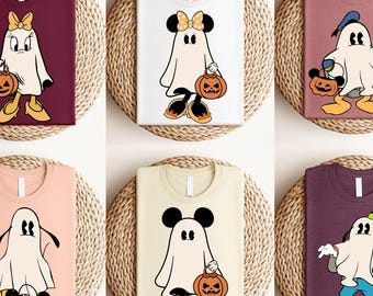 Disneyland Halloween All Characters Shirts, Mickey And Friends Halloween Shirt, Halloween Party Shirt, Disney Family Halloween Shirts