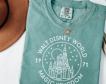 Camiseta familiar Disneyworld Comfort Colors®, camiseta mágica Disney, camisetas familiares Disneyworld, camiseta familiar Disney Vacation, camiseta familiar Vacation