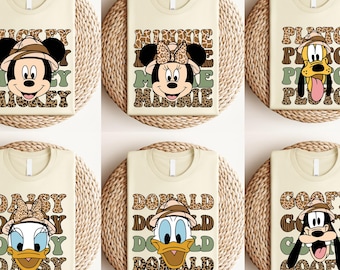 Matching Disney Shirt, Disney Animal Kingdom Shirts, Safari Mode Disney Shirt, Family Vacation Shirts, Mickey and Friends Animal Kingdom Tee