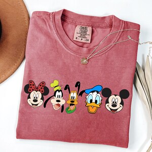 Comfort Colors® Mickey and Friends Shirt, Mickey Mouse Shirt, Disney World Shirt, Mickey and Minnie, Disney Shirts, Mickey Mouse T-Shirt image 6