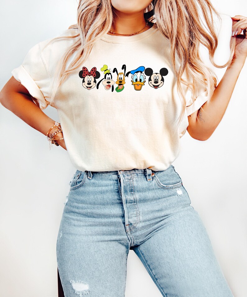 Comfort Colors® Mickey and Friends Shirt, Mickey Mouse Shirt, Disney World Shirt, Mickey and Minnie, Disney Shirts, Mickey Mouse T-Shirt image 8
