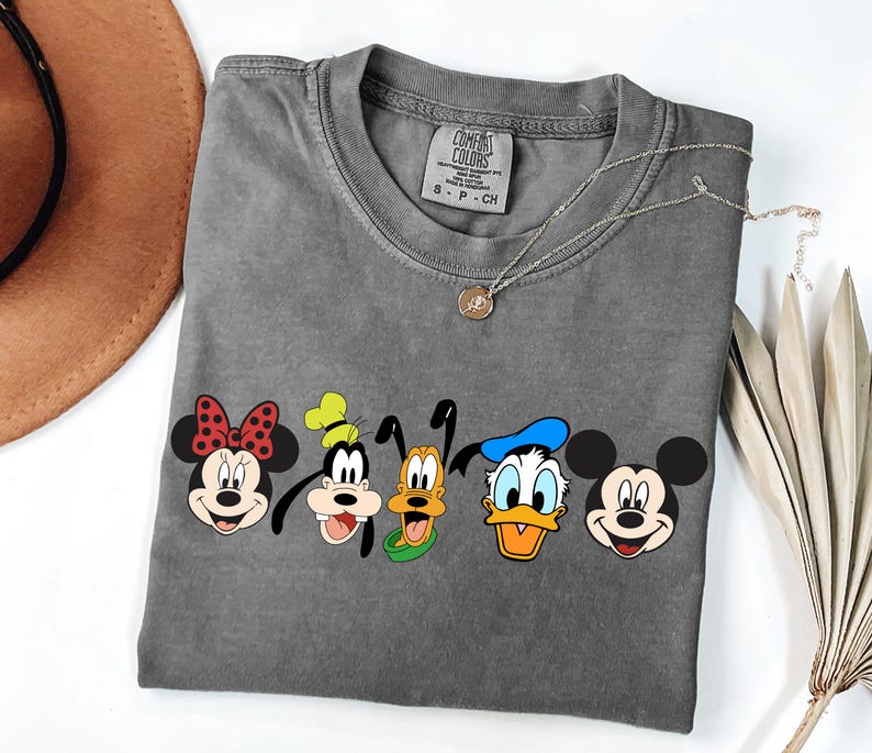 Comfort Colors® Mickey and Friends Shirt, Mickey Mouse Shirt, Disney World Shirt, Mickey and Minnie, Disney Shirts, Mickey Mouse T-Shirt image 3