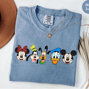 Comfort Colors® Mickey and Friends Shirt, Mickey Mouse Shirt, Disney World Shirt, Mickey and Minnie, Disney Shirts, Mickey Mouse T-Shirt image 2
