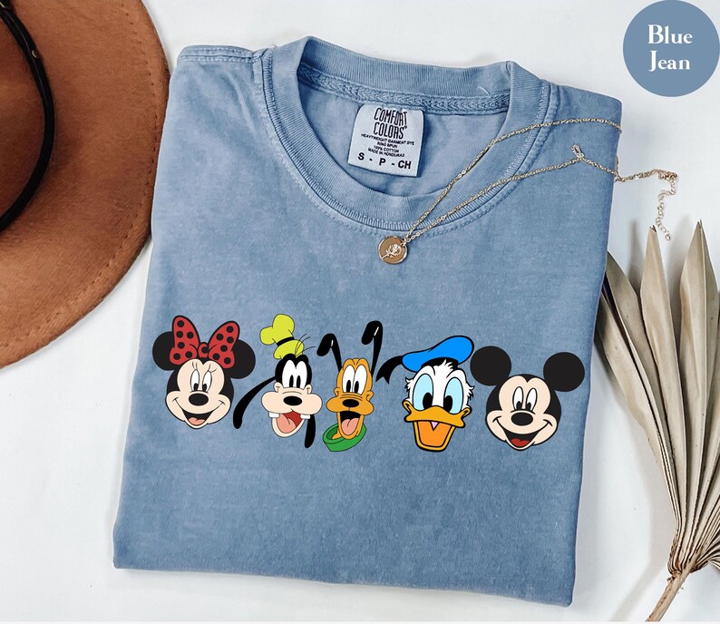 Comfort Colors® Mickey and Friends Shirt, Mickey Mouse Shirt, Disney World Shirt, Mickey and Minnie, Disney Shirts, Mickey Mouse T-Shirt image 2